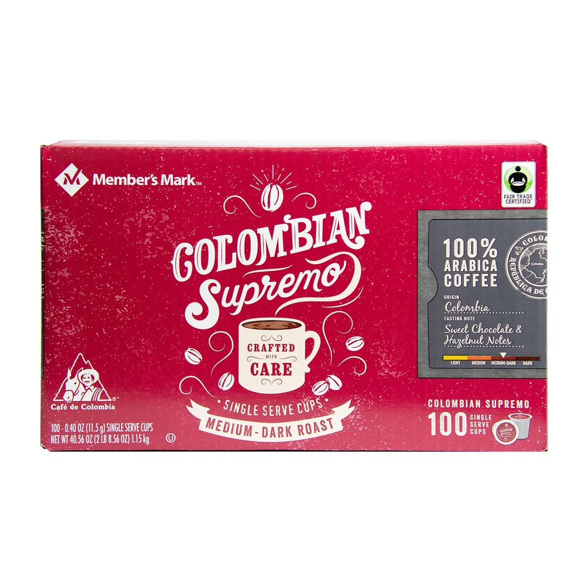 100 ct. Colombian Supremo Coffee K69329