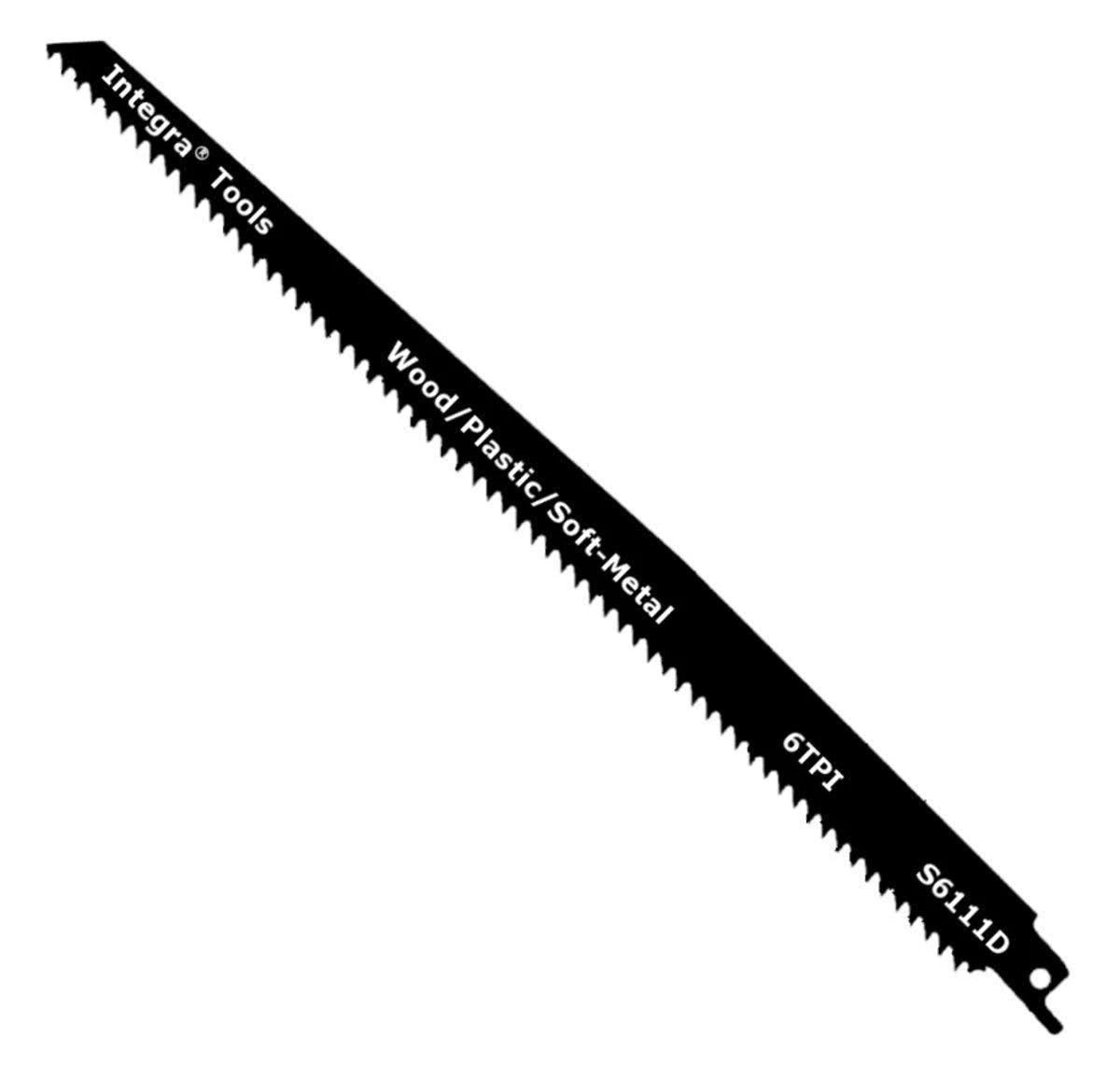 10pc Reciprocating Saw Blades 9x22 Wood Soft-Metal U301647
