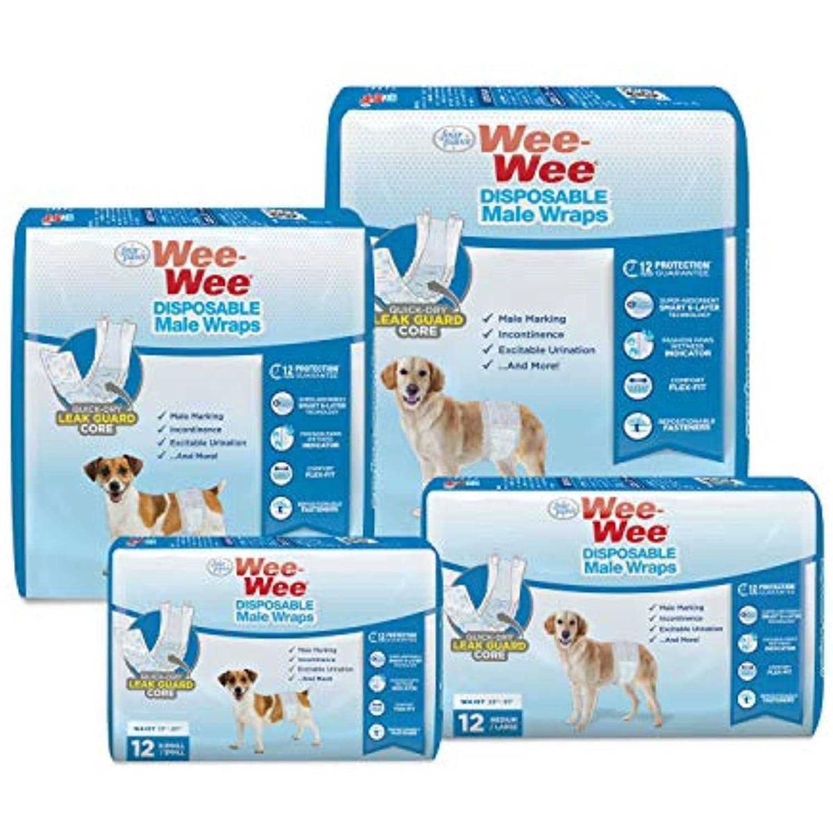 Disposable Male Dog Wraps H183347