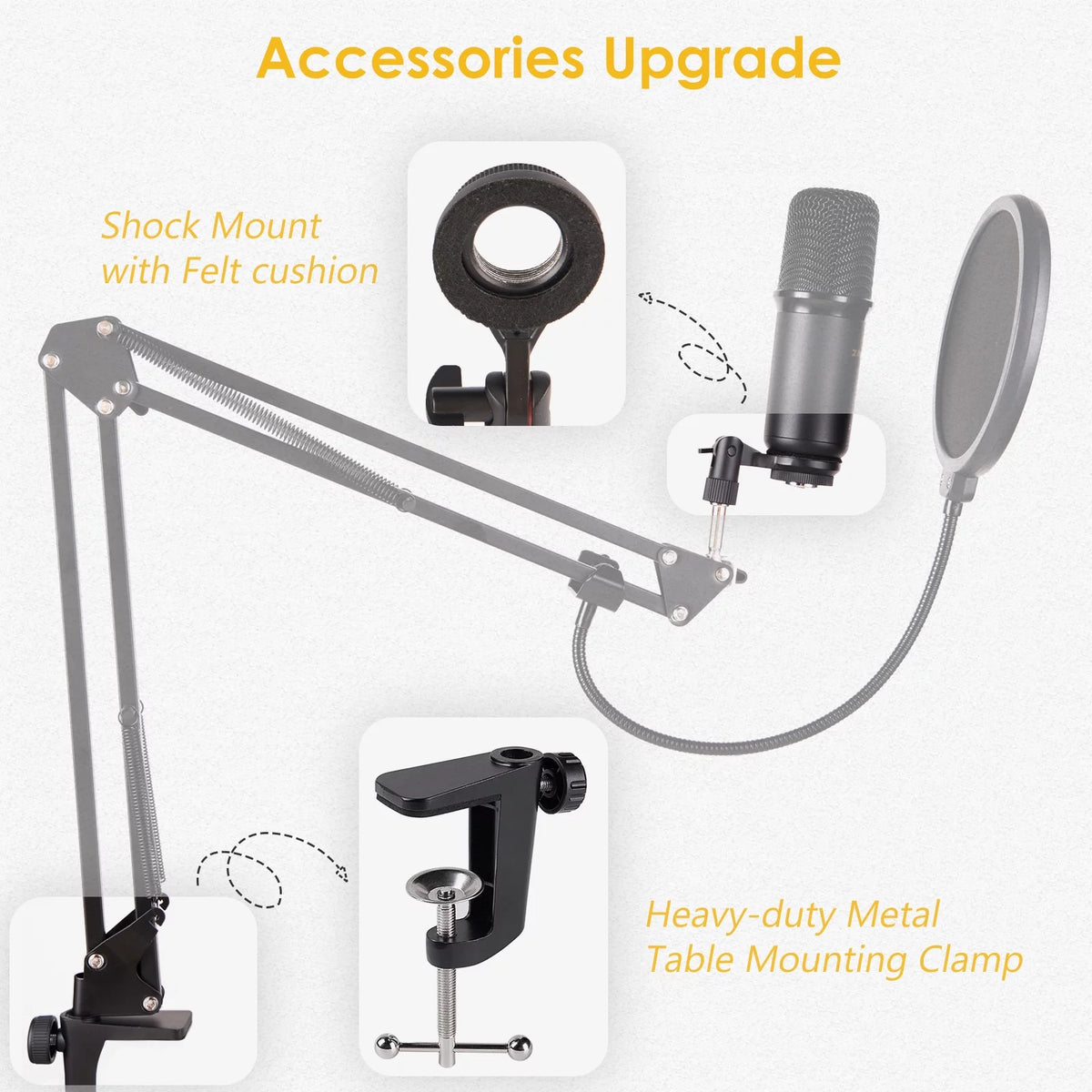 UA1 USB Condenser Microphone Set E12018