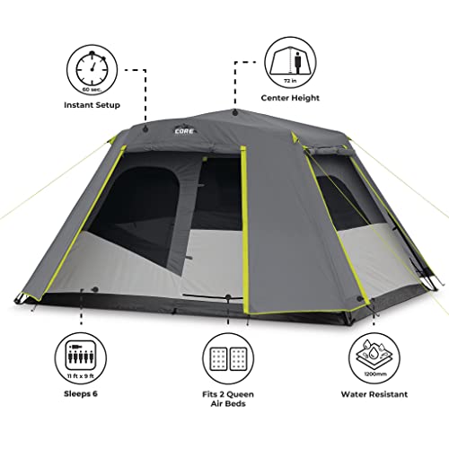 Large Multi Room Tent with Full Rainfly and Carry Bag B311463