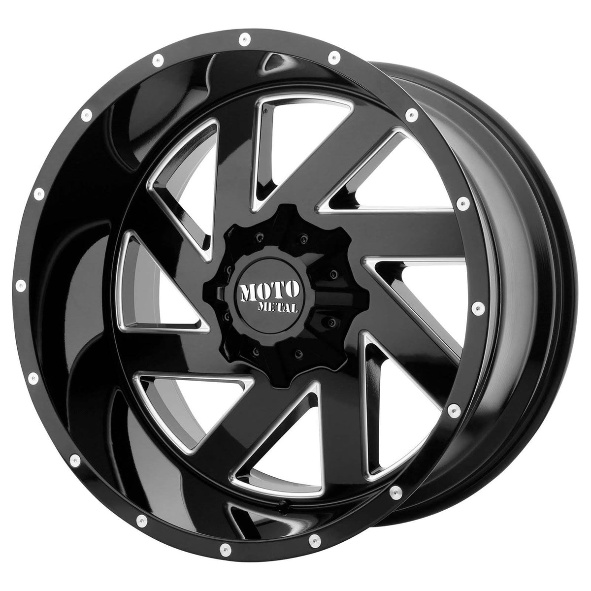 Gloss Black Milled Wheels X8927