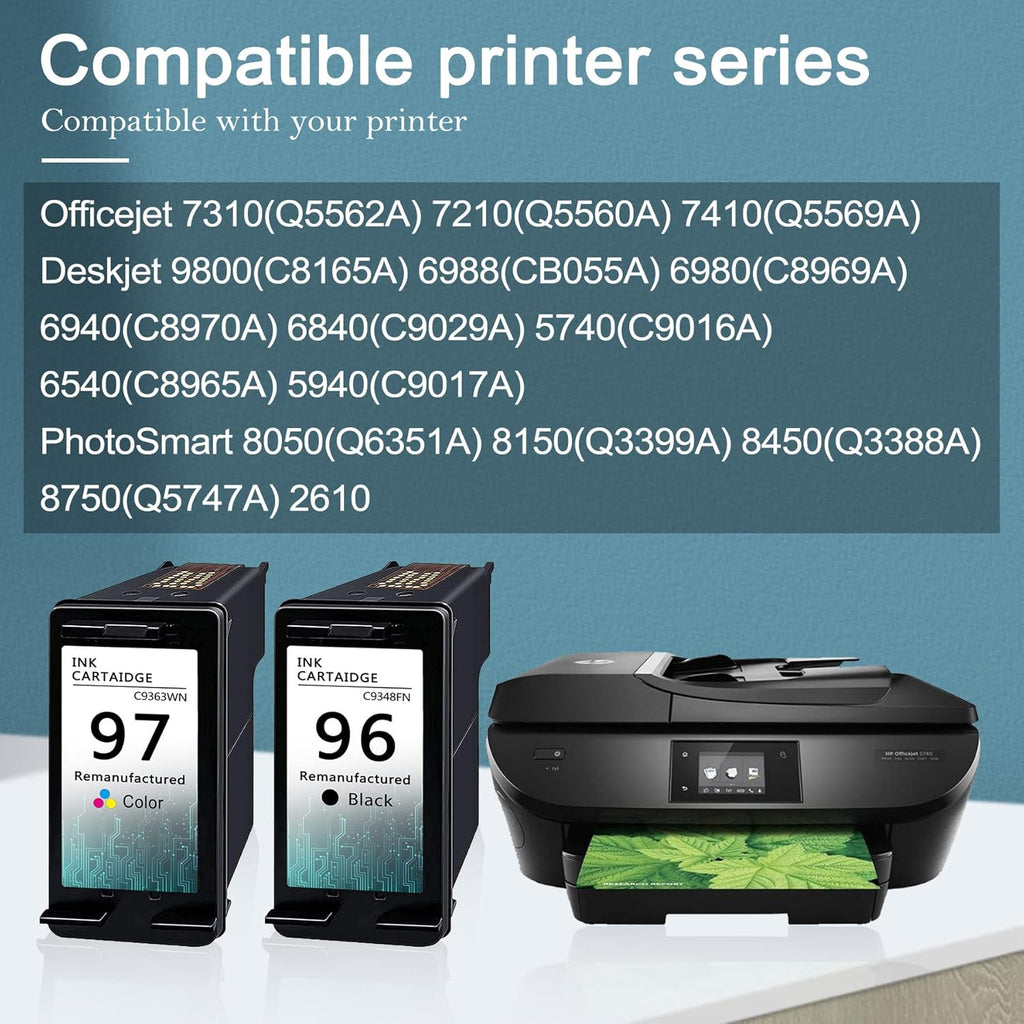 Compatible Remanufactured Ink Cartridge Replacement 5-Pack Q11877
