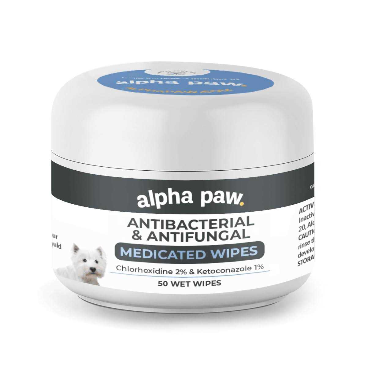 Antibacterial & Antifungal Medicated Wipes U53644