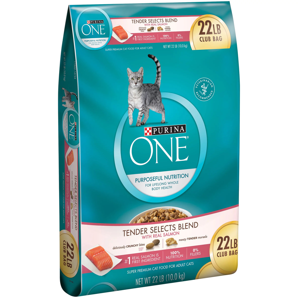 22 lb. Cat Food with Real Salmon S143