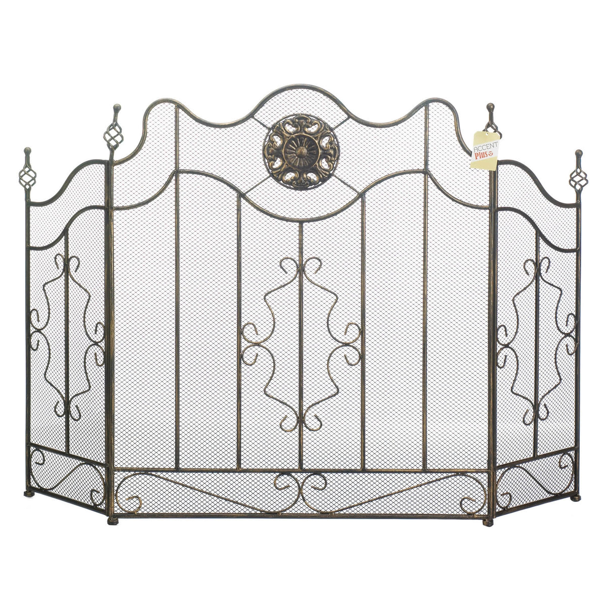 Black Fireplace Screen F4754