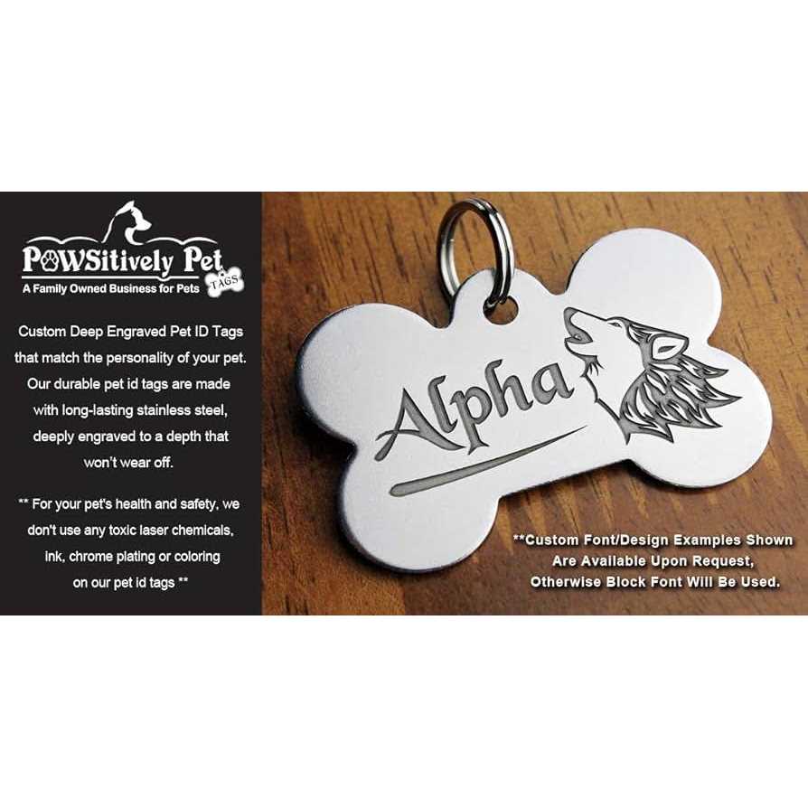 Stainless Steel Custom Engraved Pet ID Tags A47320