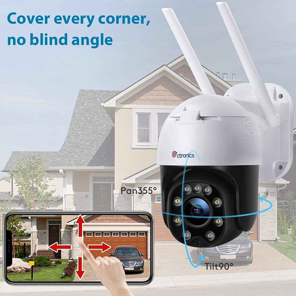 1080P Outdoor WiFi Security Camera with Auto Tracking N61743