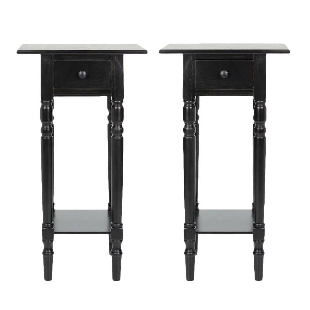 Wood End Table Set of 2 C778