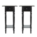 Wood End Table Set of 2 C778