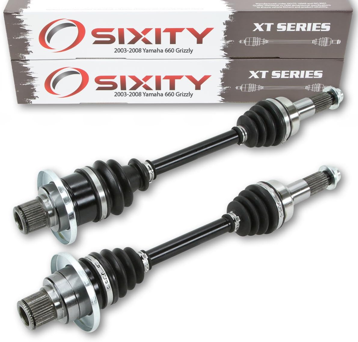 Rear Left Right Axles Pair for Yamaha 660 Grizzly 4X4 F803448