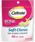 Calcium & Vitamin D Soft Chews Vanilla Creme 60 Each (Pack of 2) U276