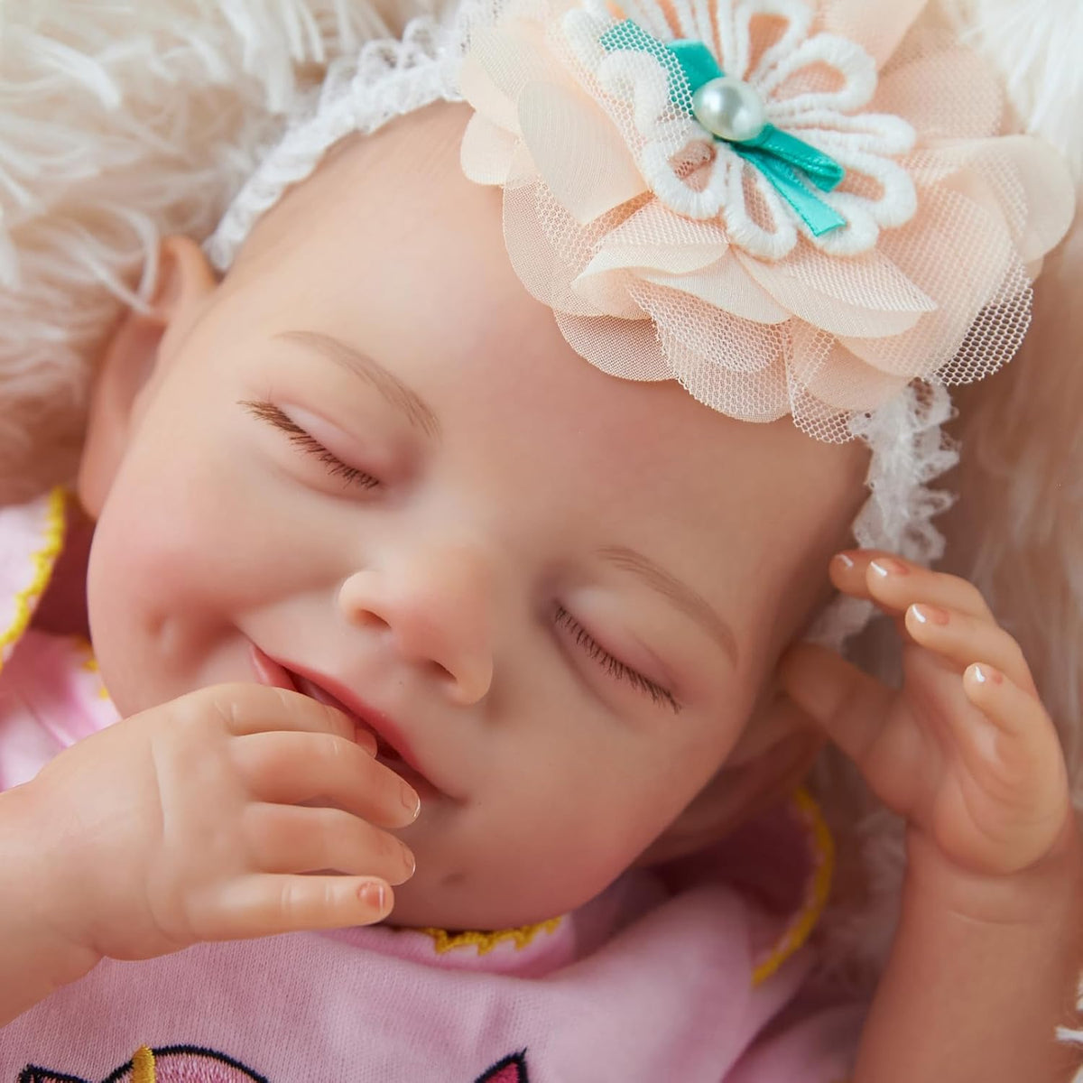 20 Inch Cloth Body Reborn Baby Doll S7805
