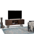 Solid Acacia Wood 63 inch Wide TV Media Stand Q5516