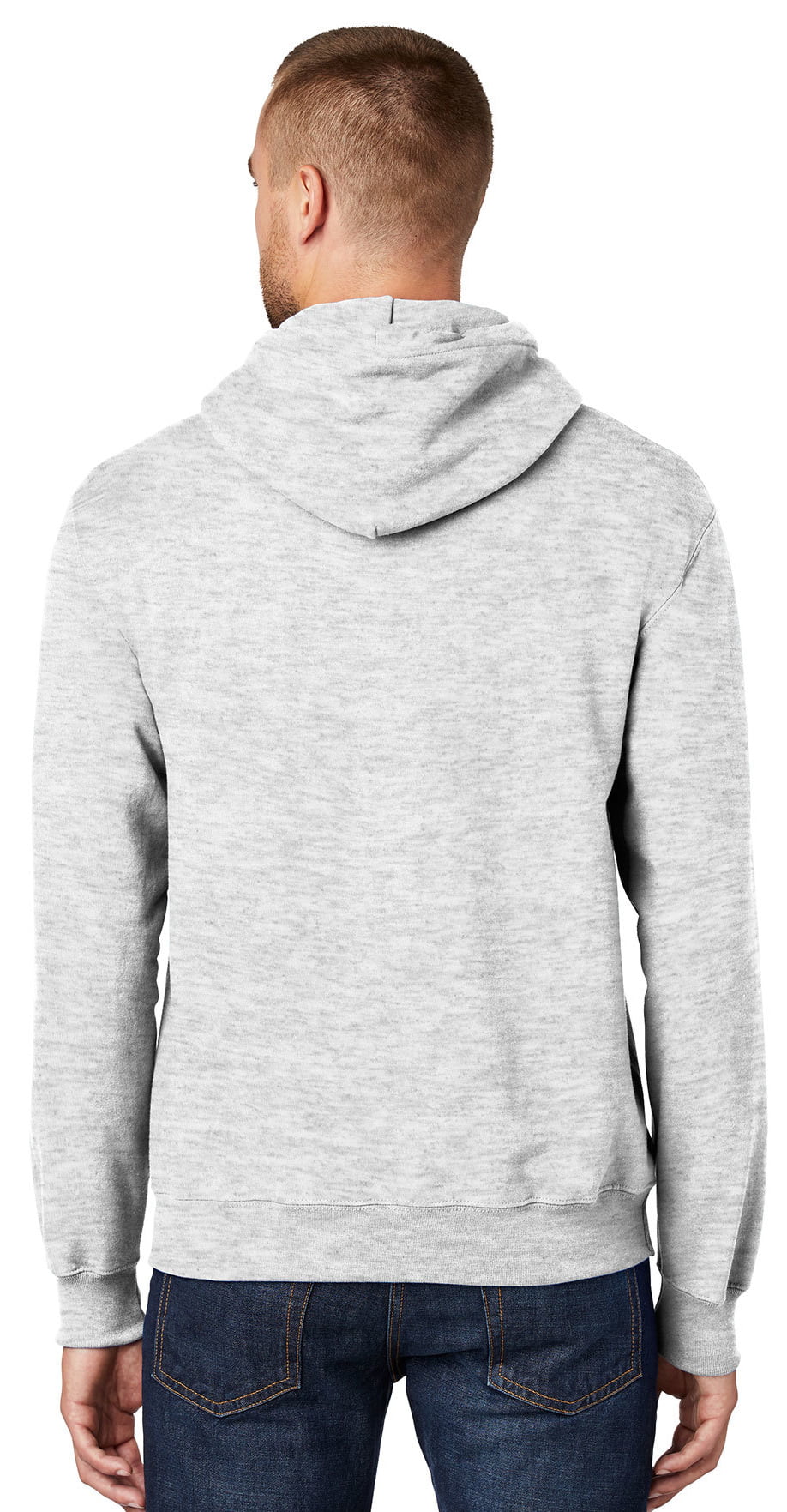 Small Ash Gray Hooded Sweatshirt N3723