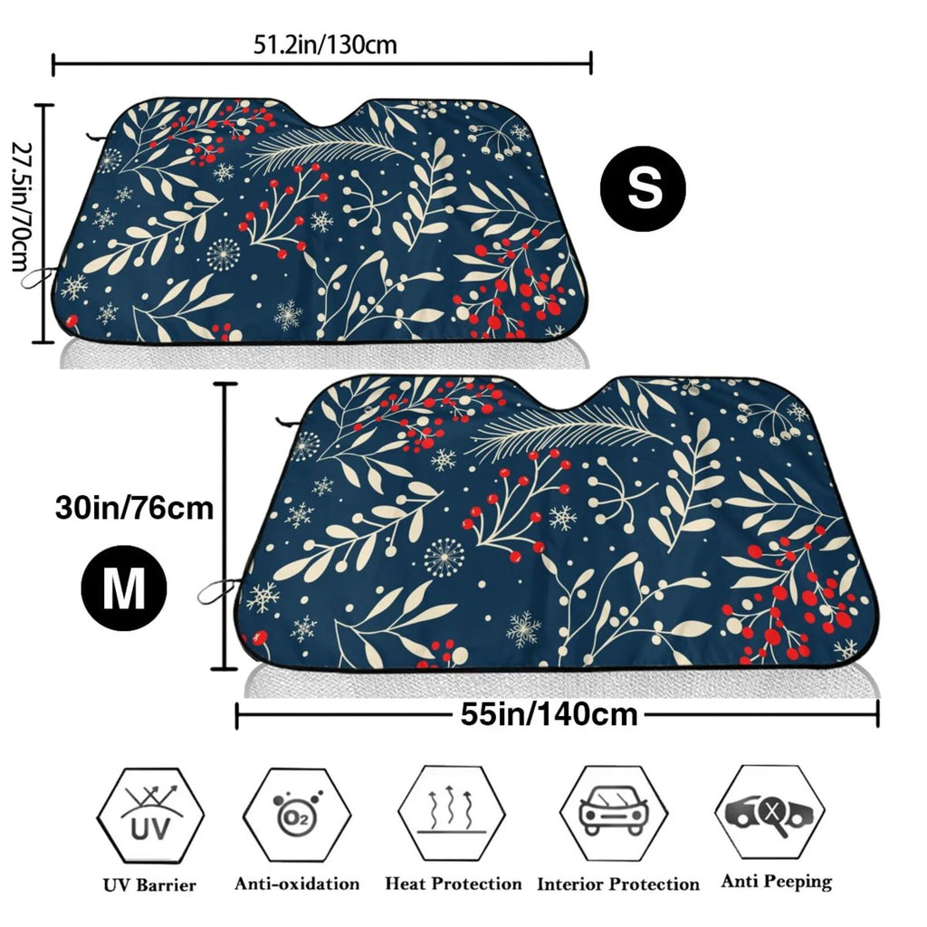 Christmas Windshield Sun Shade T3292
