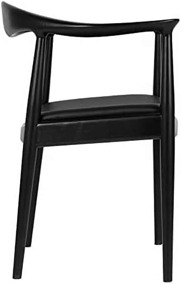 Black Upholstered Accent Chair D365423