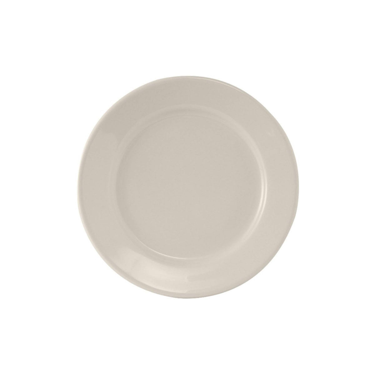 3/8 inch Plate Wide Rim in Eggshell American White, Case of 12 S481214