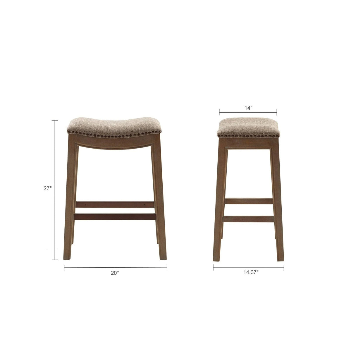 Linen 27-inch Counter Stool V71759