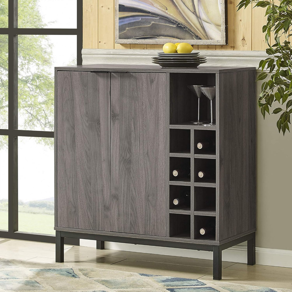 5-Shelf Metal Bookcase R11616