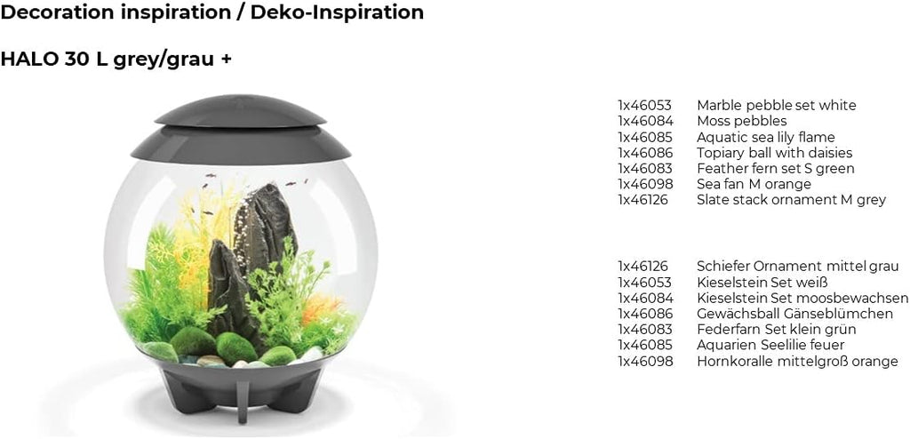 Slate Stack Ornament Medium Grey Aquariums X78717