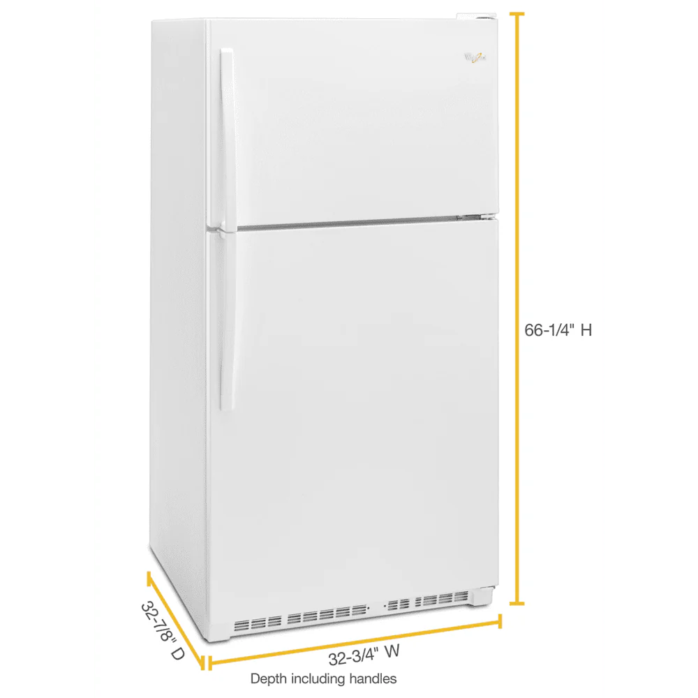 20 Cu. Ft. Stainless Top Freezer Refrigerator D569