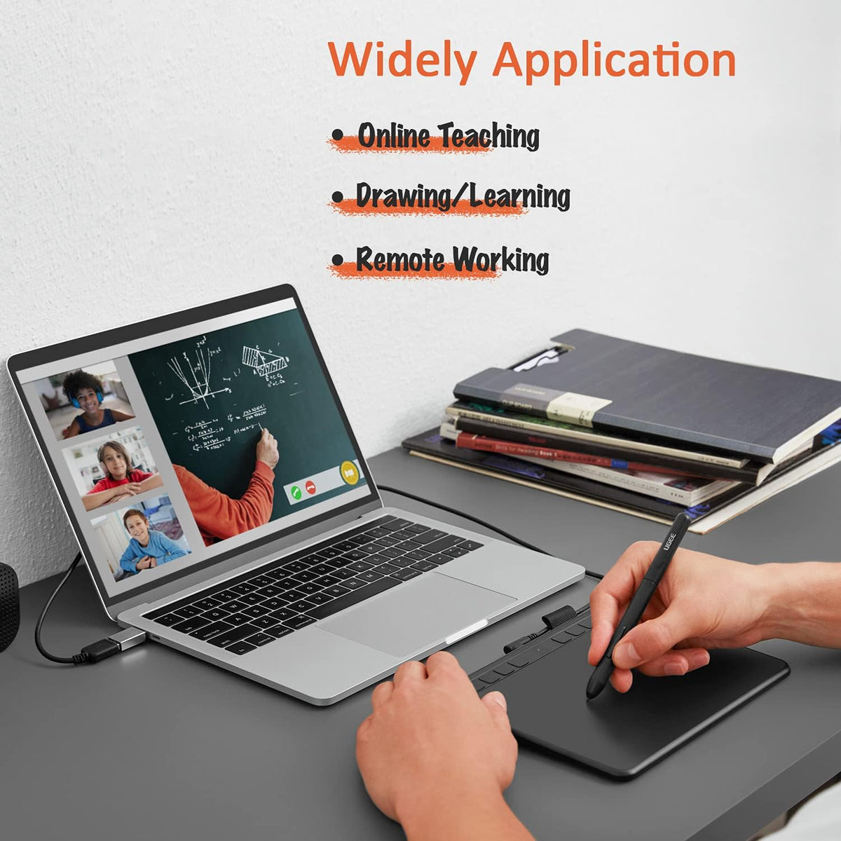 Graphics Drawing Tablet with Battery-Free Stylus S112175