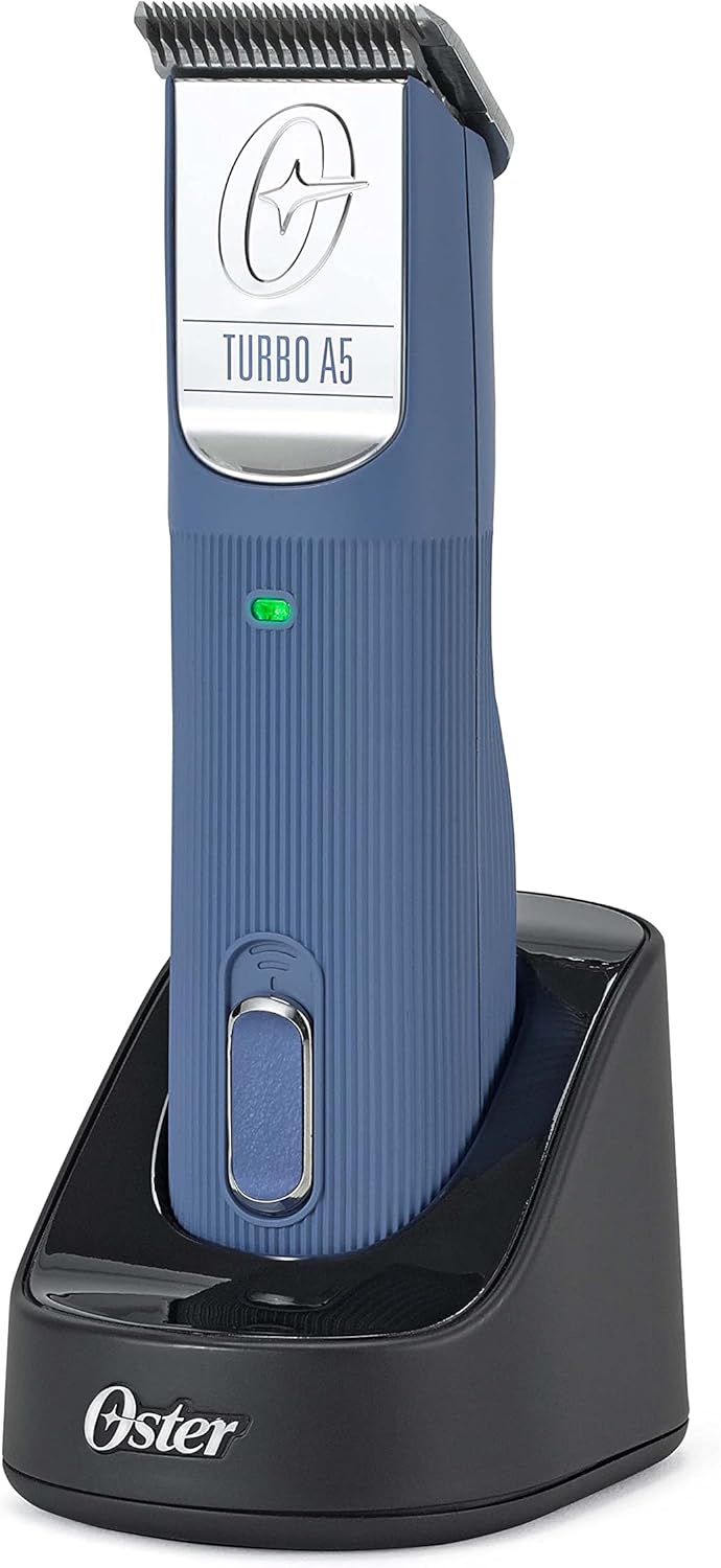 Blue Cordless Animal Clipper with Detachable Blade P110