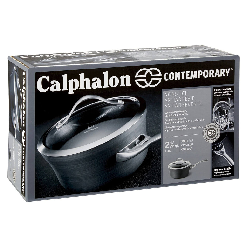 Contemporary Nonstick 2.5-Qt. Sauce Pan with Cover M70489