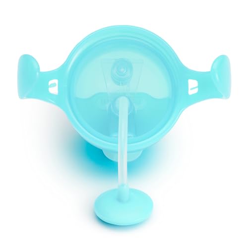 7 Ounce 2 Pack Blue/Green Weighted Straw Sippy Cup C8484