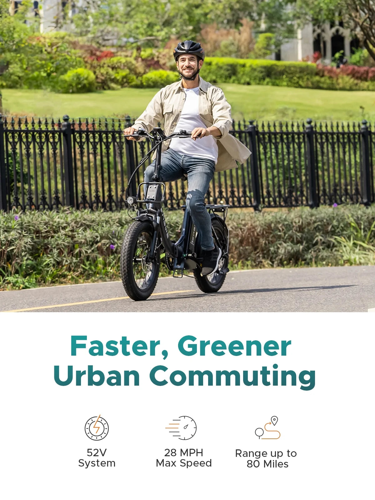 Folding Electric Bike 750W Fat Tire V425