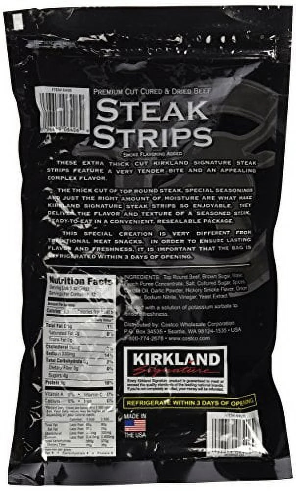Steak Strips Jerky 12 Oz 2PAK L45086