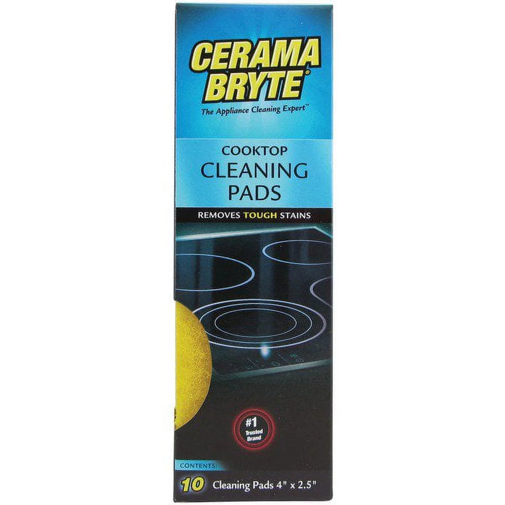 Ceramic Cooktop Cleaner, 28 Ounce, Scraper, 10 Pads R1252
