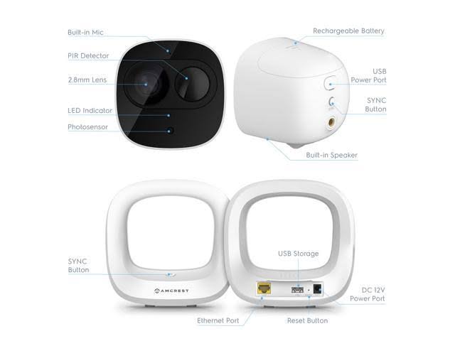 2MP Smart Home Battery Camera System E152