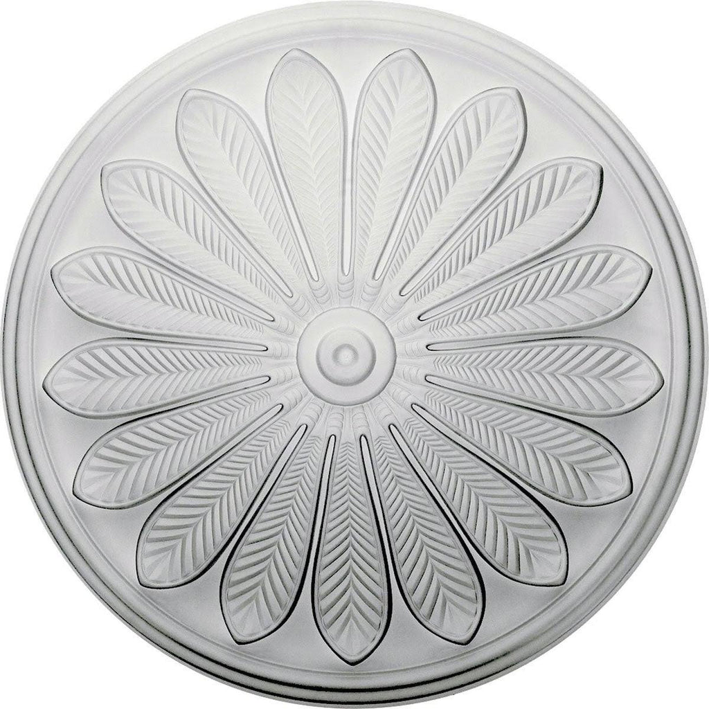 25 1/2x22OD x 5 1/2x22P Hand-Painted Ceiling Medallion J614779