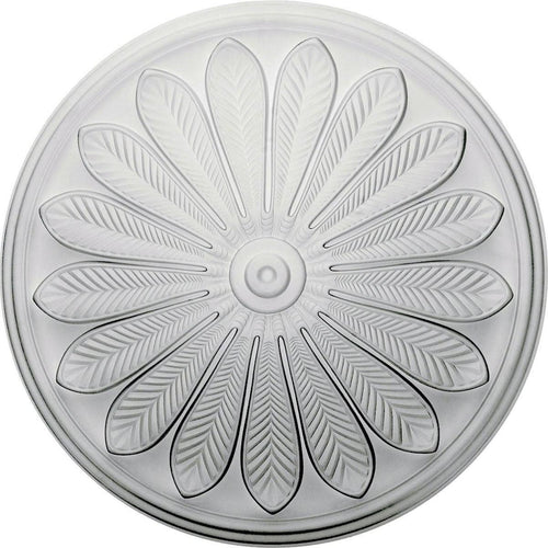 25 1/2x22OD x 5 1/2x22P Hand-Painted Ceiling Medallion J614779