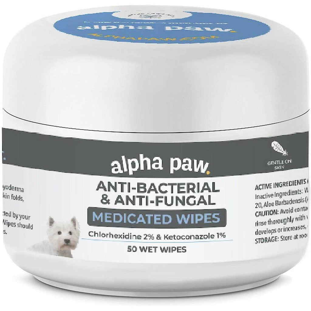 Antibacterial & Antifungal Medicated Wipes U53644