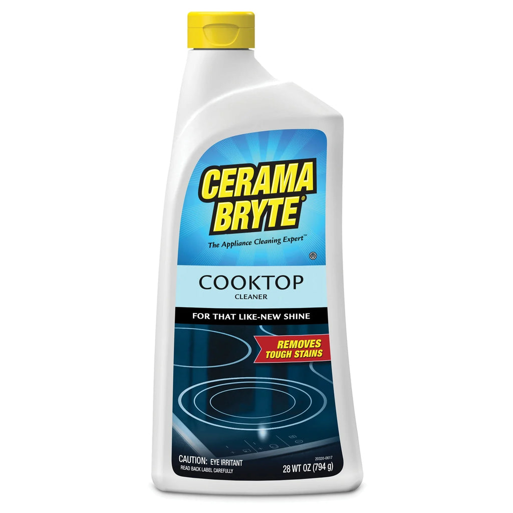 Ceramic Cooktop Cleaner, 28 Ounce, Scraper, 10 Pads R1252
