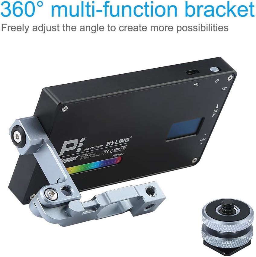 RGB LED Video Light with 2500k-8500k Color Range S736865
