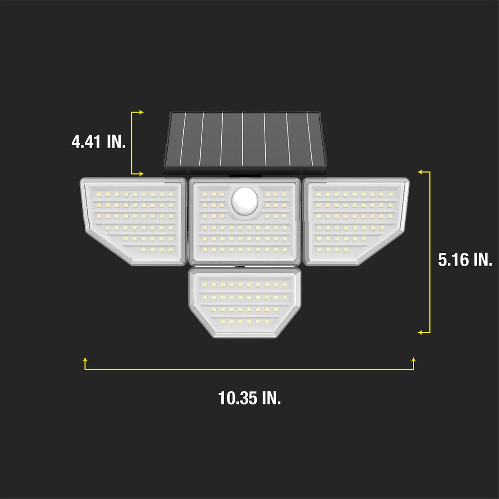 Adjustable Solar Motion LED Security Light 2-Pack T3635