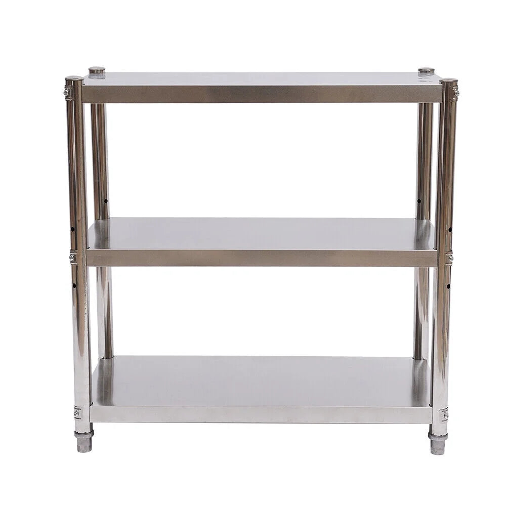 3 Layer Stainless Steel Shelves Unit Kitchen Storage Organizer V33413