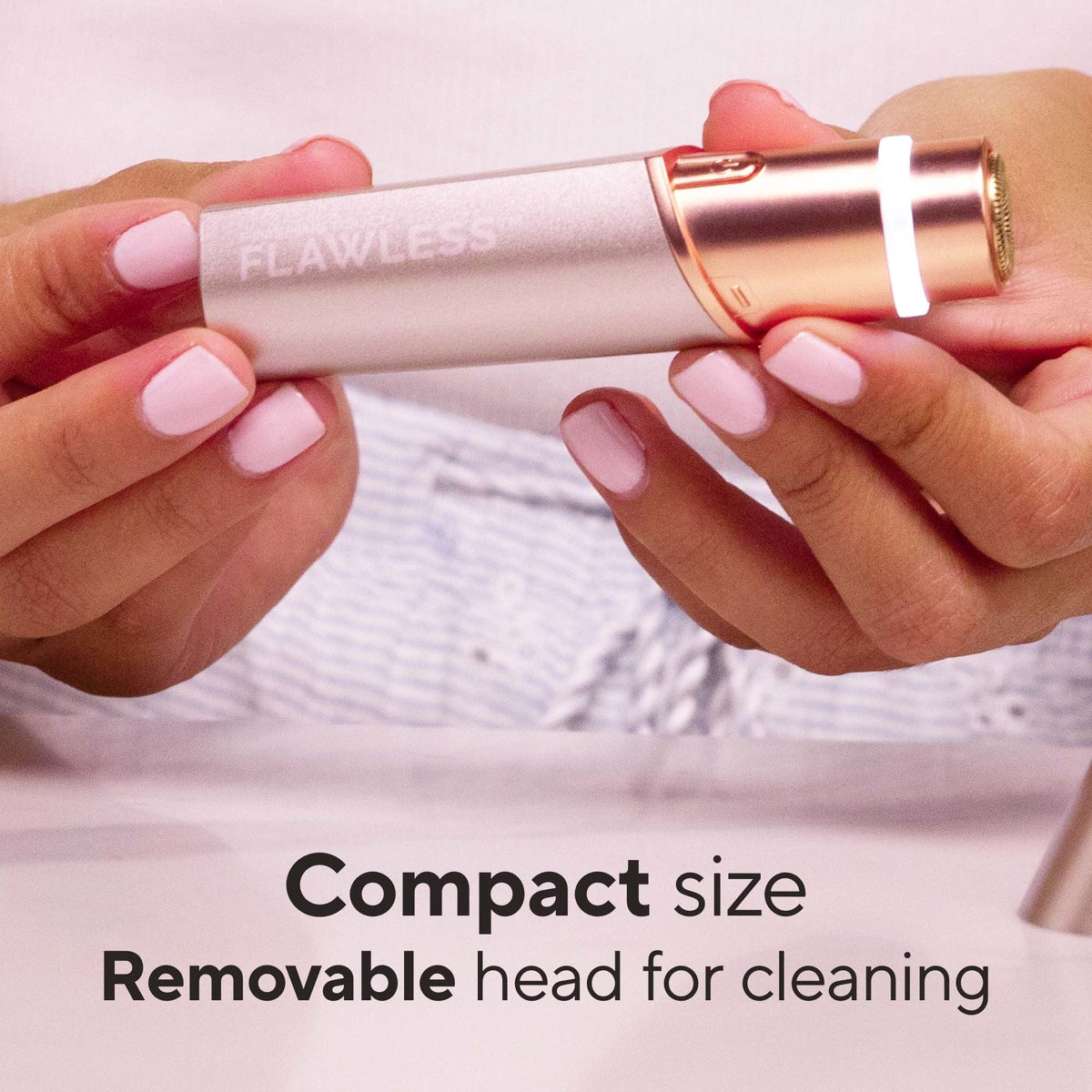 Electric Facial Hair Remover with LED Light X3580