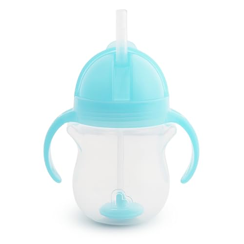 7 Ounce 2 Pack Blue/Green Weighted Straw Sippy Cup C8484