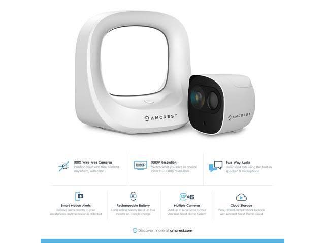 2MP Smart Home Battery Camera System E152