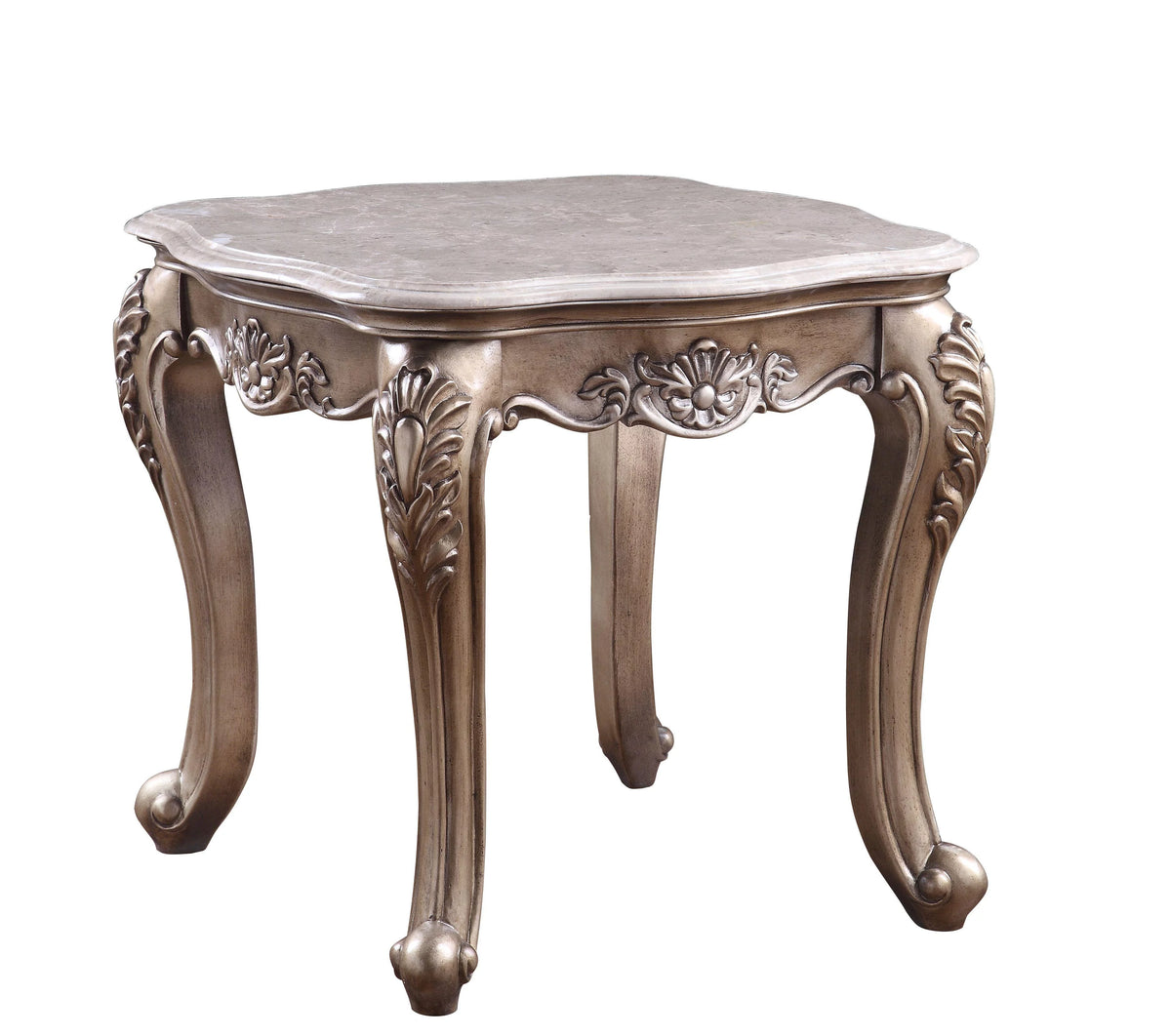 Beige Marble Coffee Table + 2 End Tables M8953