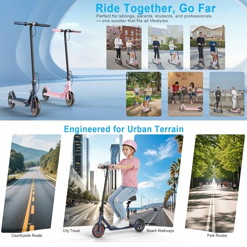 Folding Electric Scooter with Seat and 350W Motor P661