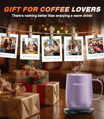 16oz Self Heating Coffee Mug with Temperature Control W776