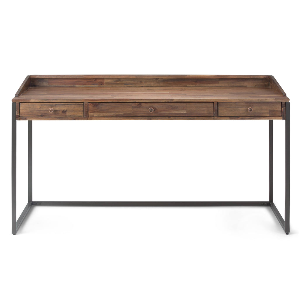 Solid Acacia Wood Writing Office Desk N474862