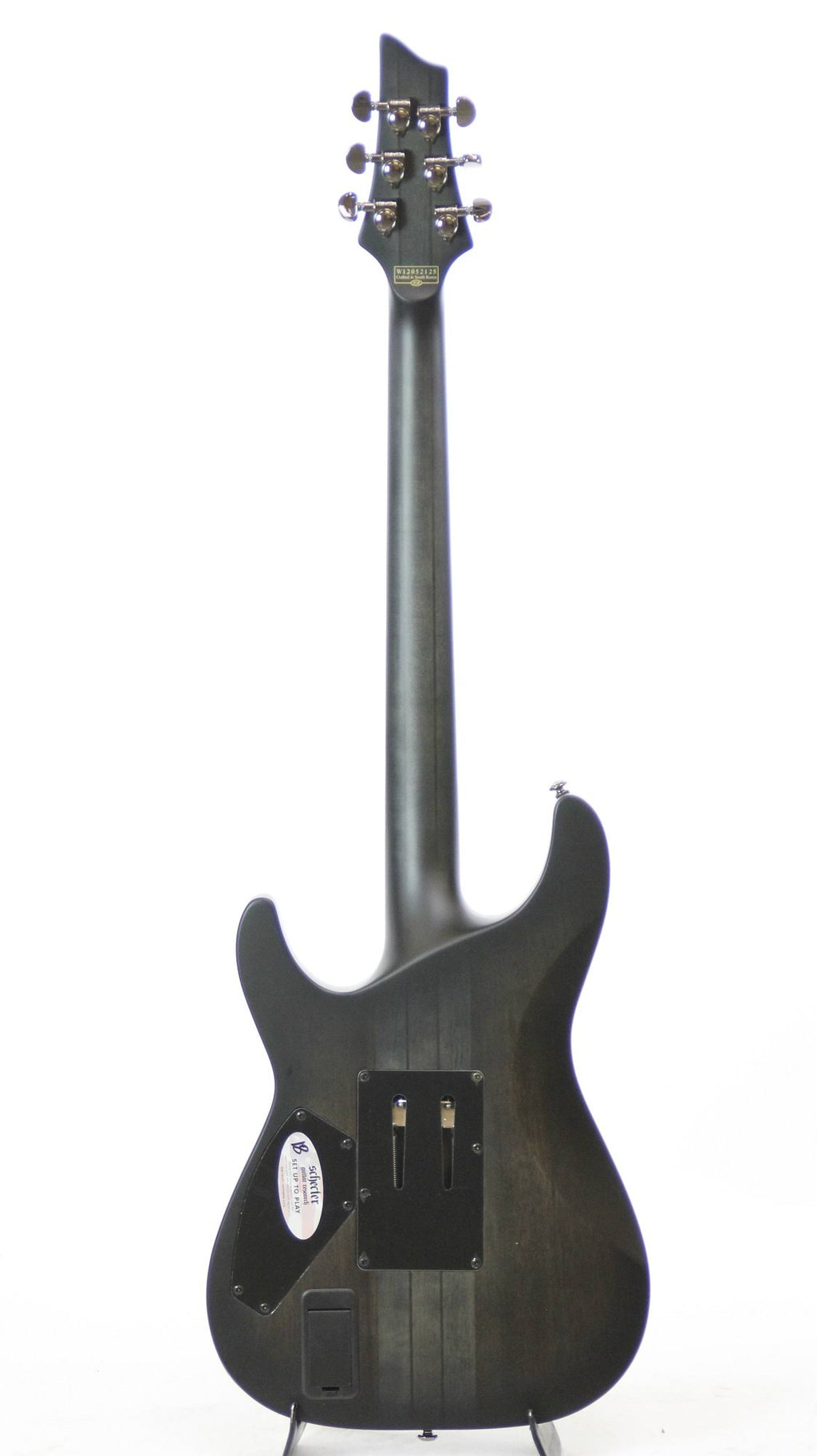 See-Thru Black Satin Electric Guitar H185