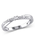 Diamond-Accent 10kt White Gold Promise Ring A5577